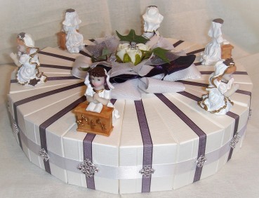 schöne Gastgeschenke Torte Kommunion Mädchen GG0022