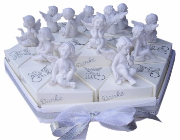 Gastgeschenke Torte Engel zur Geburt Taufe Kommunion Hochzeit GG0039