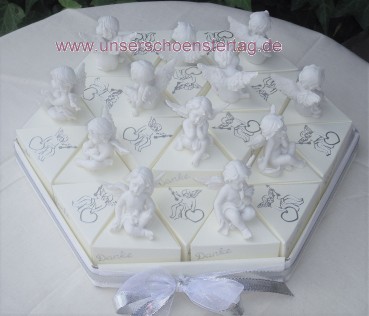 Gastgeschenke Torte Engel zur Geburt Taufe Kommunion Hochzeit GG0039