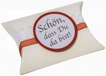 Gastgeschenke Mandeln Vintage Spitze Hochzeit Taufe Kommunion Konfirmation GG0051 bordeaux
