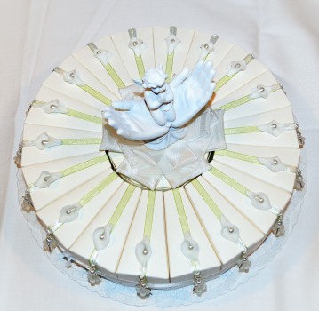 Gastgeschenke Torte zur Hochzeit Geburt Taufe Kommunion GG0056 Schutzengel