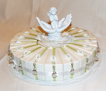 Gastgeschenke Torte zur Hochzeit Geburt Taufe Kommunion GG0056 Schutzengel