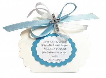 Gastgeschenke GG0070 hellblau - personalisiert