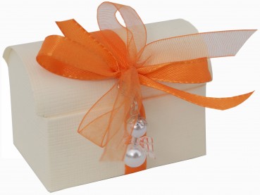 Gastgeschenke Mandeln SCHUTZENGEL Hochzeit Taufe Kommunion Konfirmation GG0082 orange