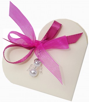 Gastgeschenke Mandeln SCHUTZENGEL Hochzeit Taufe Kommunion Konfirmation GG0084 pink