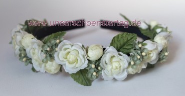 Haarschmuck Haarreif Braut Hochzeit Kommunion Blumenkinder HS0017