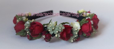 Haarschmuck Haarreif Braut Hochzeit Kommunion Blumenkinder HS0021