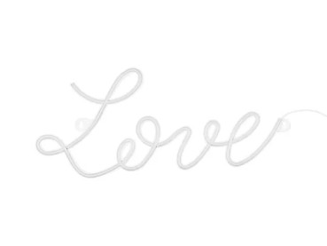 Preview: Vermietung von XL Schriftzug LOVE zur Hochzeit LED / 35 €