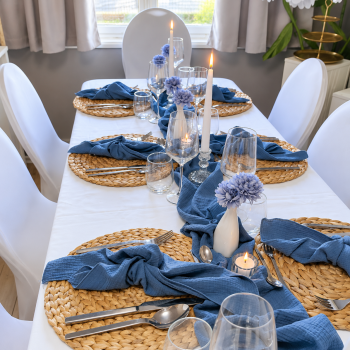 Dekoset MIDNIGHT – stilvoll & ausdrucksstark | Verleih ab 4 € pro Person