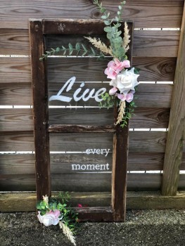 Fenster Vintage Deko HOCHZEIT Scheunenhochzeit freie Trauung live every moment