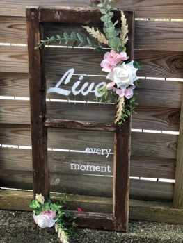 Fenster Vintage Deko HOCHZEIT Scheunenhochzeit freie Trauung live every moment