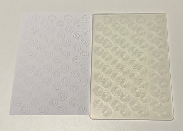 Prägeschablone Kreise zur Kartengestaltung DIY - PRÄ004