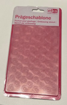 Preview: Prägeschablone Kreise zur Kartengestaltung DIY - PRÄ004