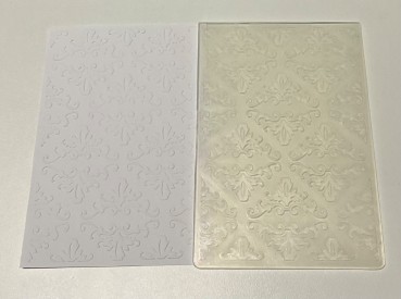 Prägeschablone BAROCK Muster zur Kartengestaltung DIY - PRÄ006