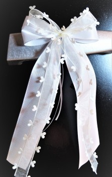 Antennenschleifen " Aurelia " zur Hochzeit im 10er Set SCH0058 - weiß, creme, champagner, ivory