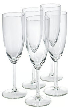 zusätzliches Glas für Champagnerwand 1,00 € Miete