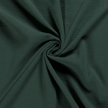 Vermietung von Musselin Stoff Tischläufer ca. 300 cm x 40 cm - Farbe dunkelgrün / 5,50 €