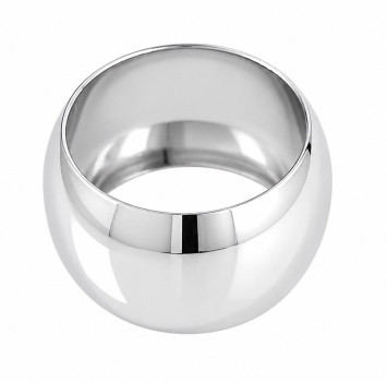 Silberner Serviettenring – elegant & modern | Serviettenring zur Miete / 0,50 €