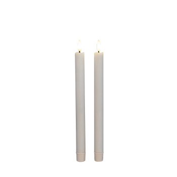 LED-Stabkerzen 18 cm mieten – stilvolles Kerzenlicht für eure Hochzeit - 1,20 €