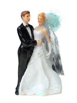 Tortenaufsatz Hochzeit Brautpaar Tortendeko Tortendekoration TA0001