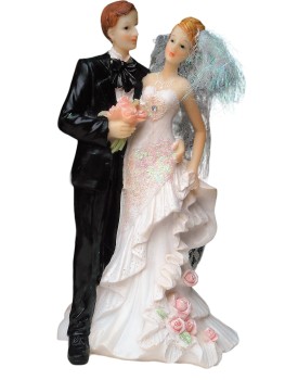 Tortenaufsatz Hochzeit Brautpaar Tortendeko Tortendekoration TA0002