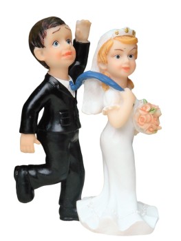 Tortenaufsatz Hochzeit Brautpaar Tortendeko Tortendekoration TA0003