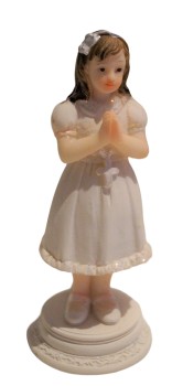 Tortendeko Tortenaufsatz Tortenfigur zur Kommunion Mädchen 9 cm TA0129
