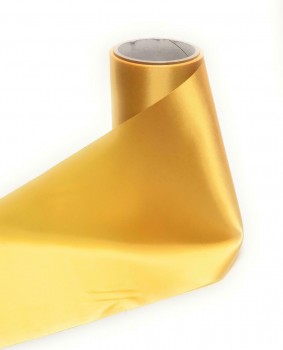 7m Satin Tischband gelb - 200mm breit - edel glänzend TB0040   1m/0,86€