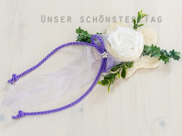 5-tlg. Tischdekoration flieder zur Hochzeit Taufe Tischdeko TD0062 (7)