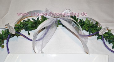 Ehrenplatz Tischdekoration Kommunion Konfirmation TD0088 flieder