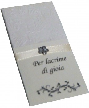 50 fazzoletti - lacrime di gioia - matrimonio - TT0060 Freudentränen italienisch Hochzeit