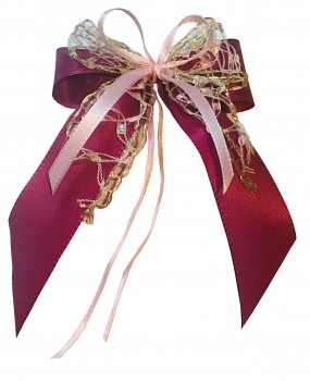Weihnachtsschleifen Schleifen Geschenke Weihnachten WS1914 im 10er Set - rosa, fuchsia