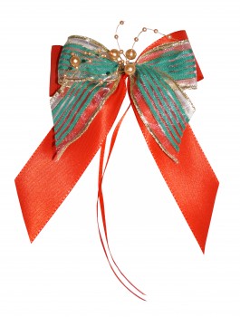 Weihnachtsschleifen Schleifen Geschenke Weihnachten WS1956 im 10er Set - rot, grün