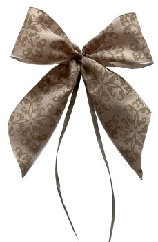 Weihnachtsschleifen Schleifen Geschenke Weihnachten WS2346 im 10er Set - creme, beige, ivory