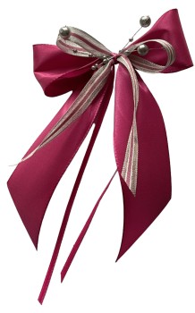 Weihnachtsschleifen Schleifen Geschenke Weihnachten WS2358 im 10er Set - altrosa, pink, silber