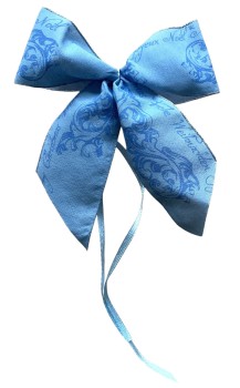Weihnachtsschleifen Schleifen Geschenke Weihnachten WS2405 im 10er Set - hellblau, blau