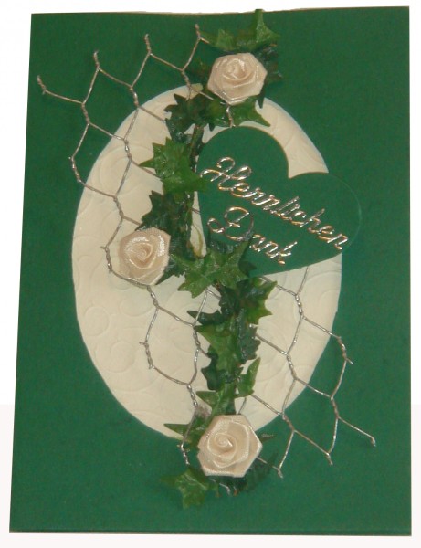 10 x Dankeskarten Hochzeit Verlobung DK001