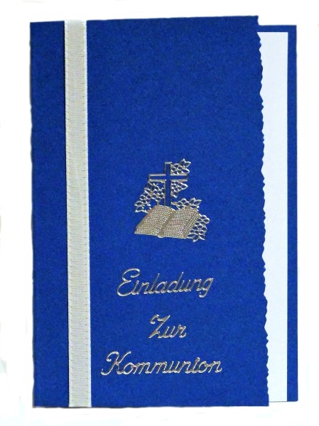 10 x Einladung Einladungskarte Kommunion Einladungen KK014