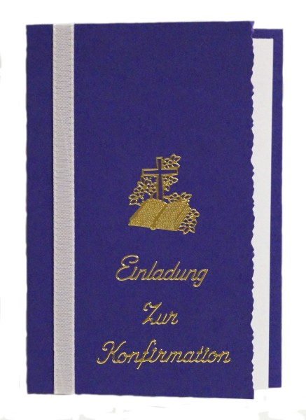 10 x Einladung Einladungskarte Konfirmation Einladungen KK013