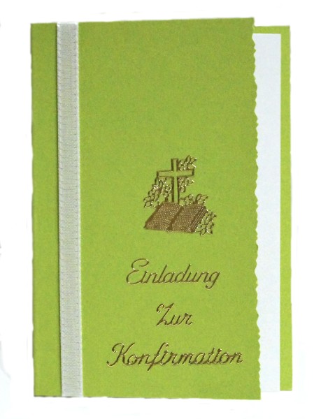 10 x Einladung Einladungskarte Konfirmation Einladungen KK013
