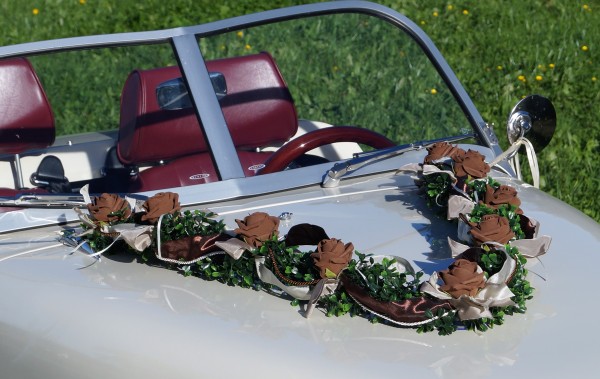 Autoschmuck Girlande " Ivy " AU0025 - braun, cappuccino