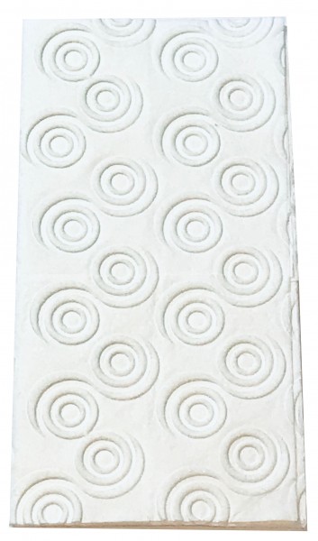 50 geprägte Taschentücher - Kreise D-TT004