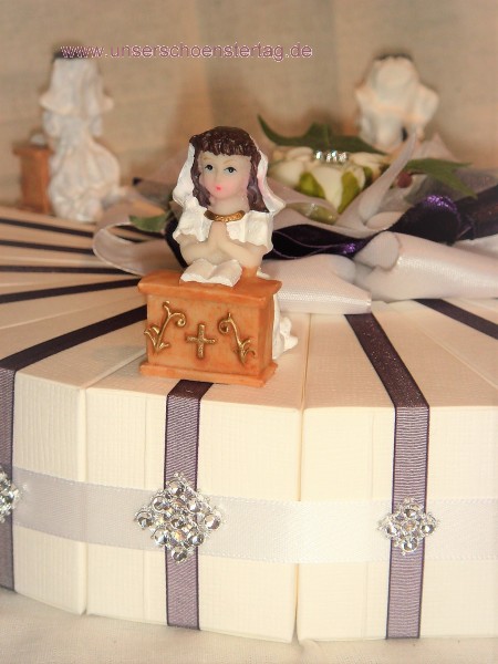 schöne Gastgeschenke Torte Kommunion Mädchen GG0022