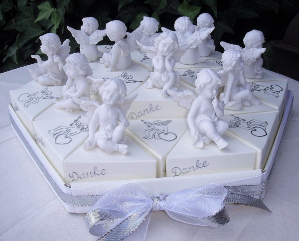 Gastgeschenke Torte Engel zur Geburt Taufe Kommunion Hochzeit GG0039