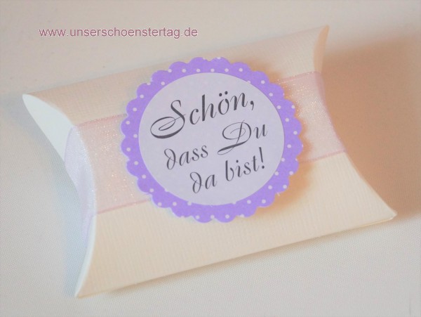 Gastgeschenke Hochzeit Mandeln Taufe Kommunion Konfirmation GG0045 flieder