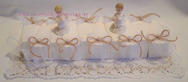 10 tlg schöne Gastgeschenke Torte Kommunion Junge GG0052