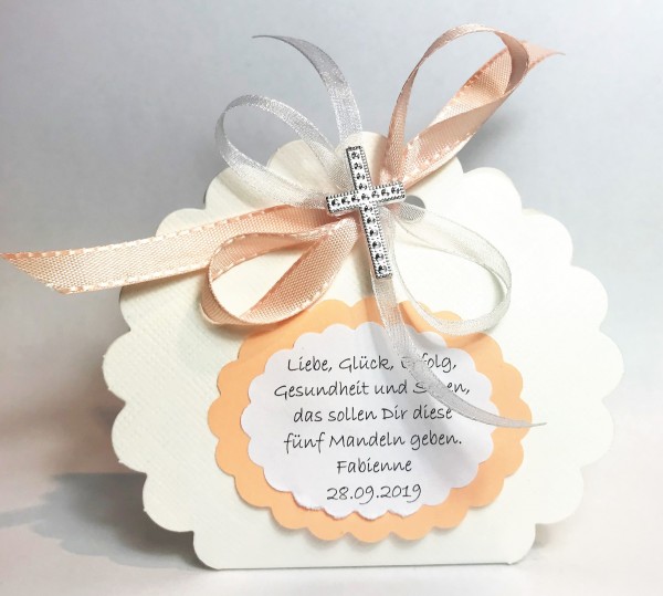 Gastgeschenke GG0070 aprikot - personalisiert