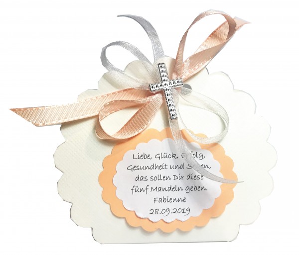 Gastgeschenke GG0070 aprikot - personalisiert