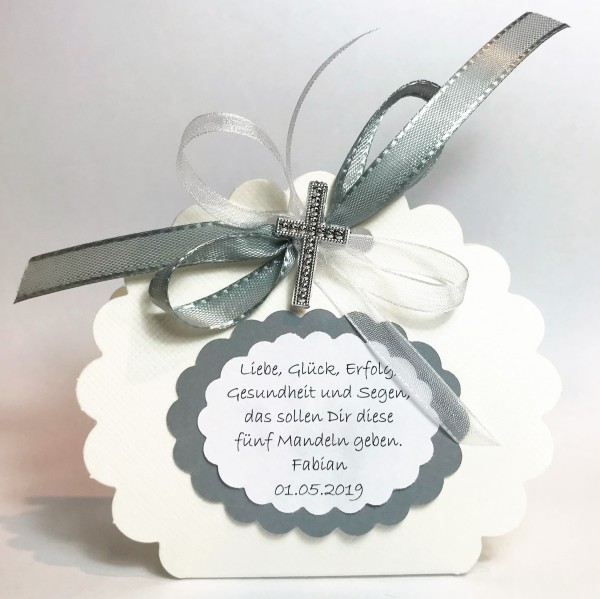 Gastgeschenke GG0070 grau - personalisiert