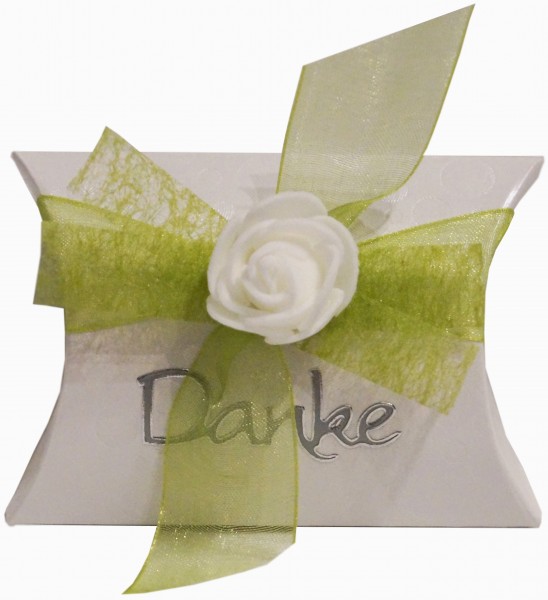Gastgeschenke Mandeln ROSE Hochzeit Taufe Kommunion Konfirmation GG0090 hellgrün